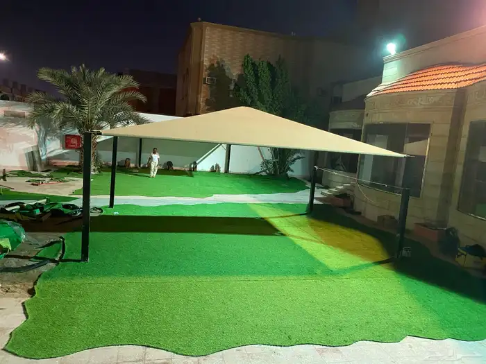 عروض العيد انجيله صناعيه بديل خشب خارجي جلسات خارجيه 0