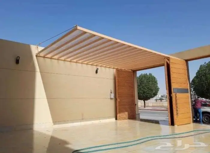 حداد عام مظلات سيارات مظلات حدائق مظلات جلسات سواتر حديد 2