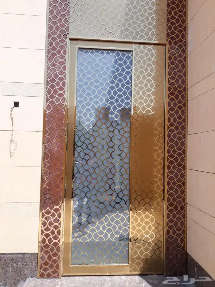 ابواب حديد - كلادينج - درابزين - شبابيك - مضلات 43