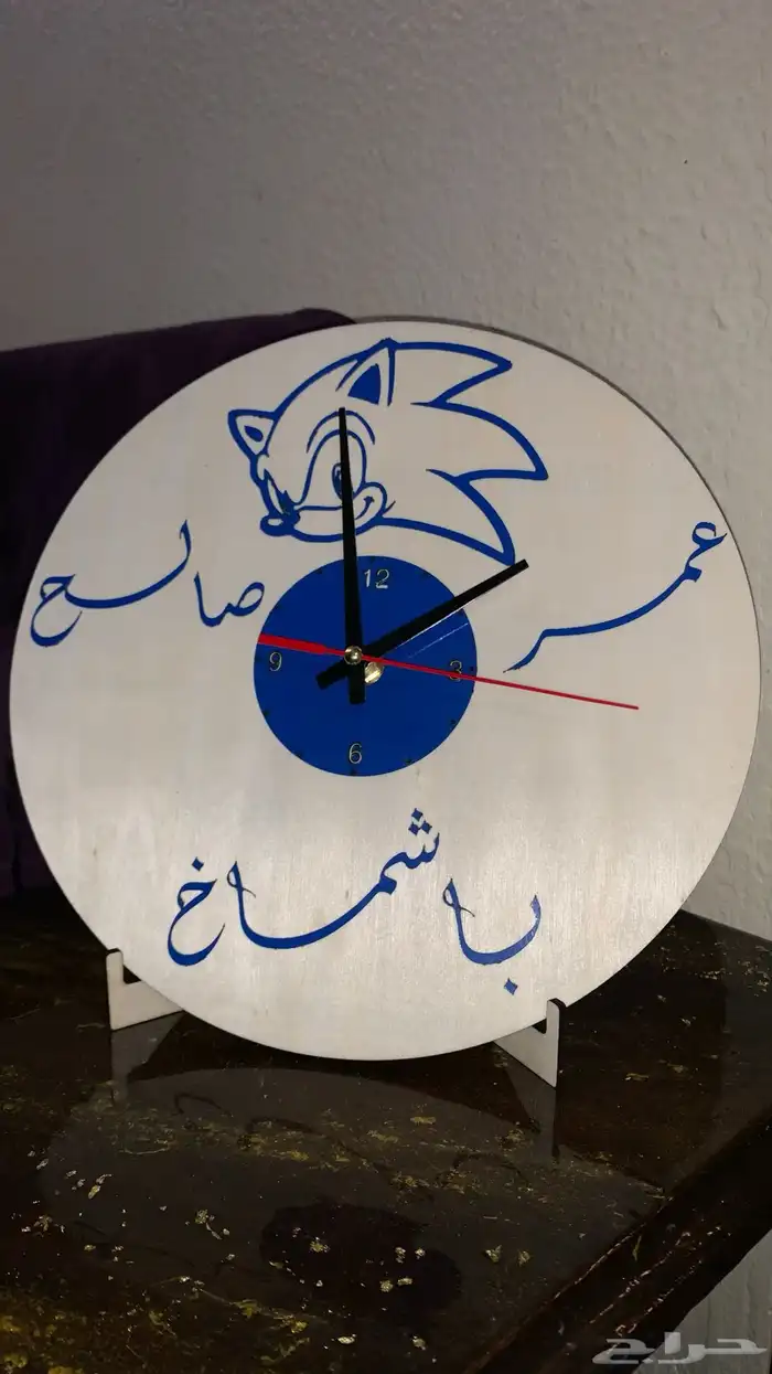 تصميم و تنفيذ ساعة جداريه من الخشب 6