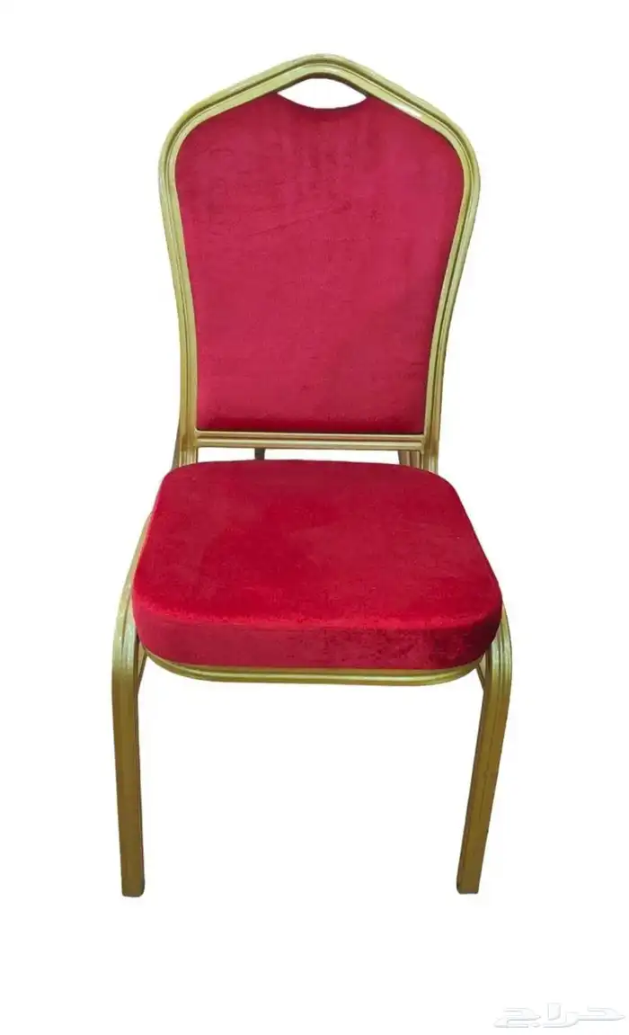للإيجار كراسي ملكيه فندقيه احمر زل جديد 2