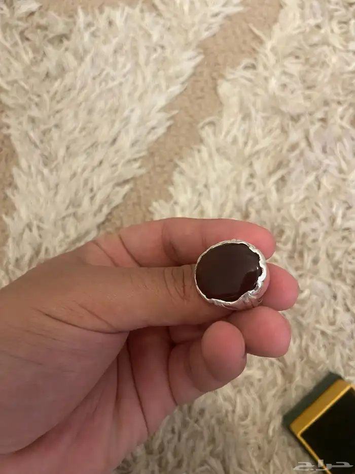 خاتم عقيق يماني كبدي 1