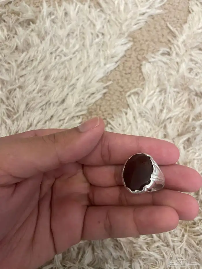 خاتم عقيق يماني كبدي 2