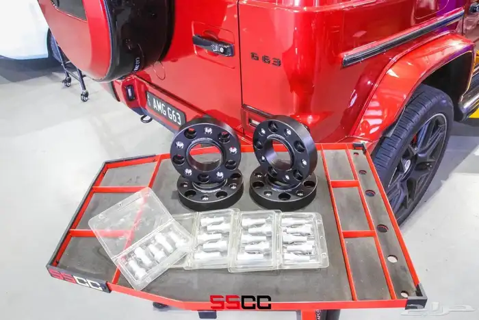 سبيسرات جي كلاس تباريز G63 برابوس دعاسات كهرباء 2