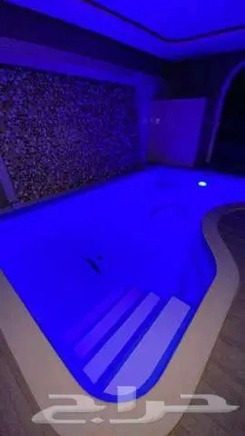 استراحة بمسبح داخلي إيجار يومي 1