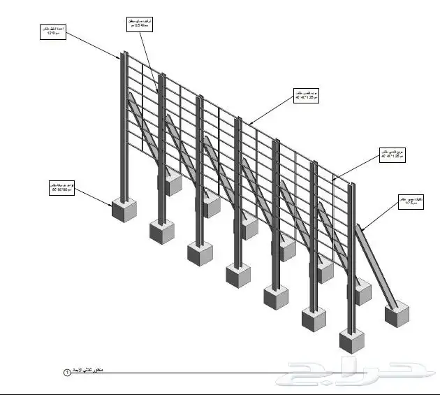 ورشة حدادة للسواتر والمضلات والهناجر 7