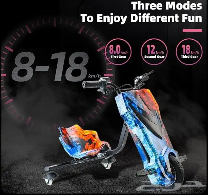 سكوتر دريفت بالحجم الكبير وببطارية بقوة 36V - سكوتر درفت 15