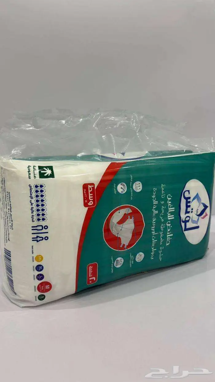 حفايض كبار السن من زهرة اللوتس مقاس M 3