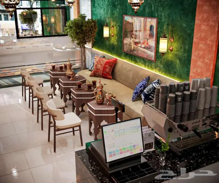 تصميم داخلي وديكور كافيهات ومطاعم 1