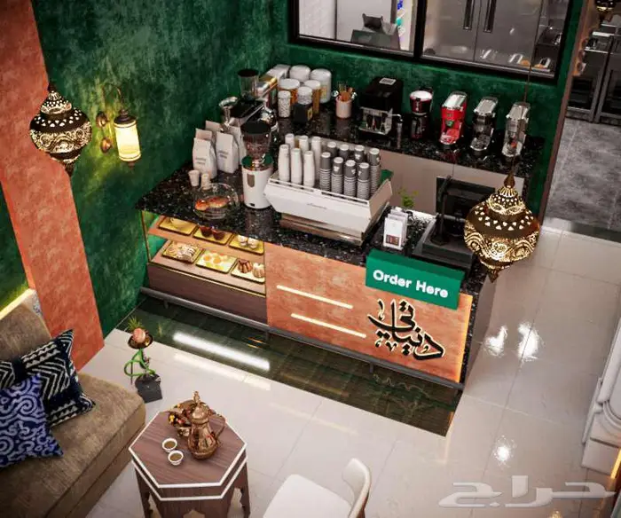 تصميم داخلي وديكور كافيهات ومطاعم 2