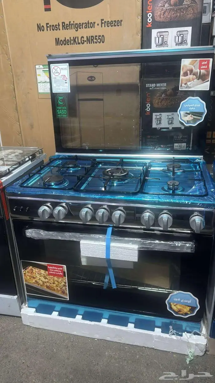 فرن غاز 90X60 مخفض ضمان سنتين 2