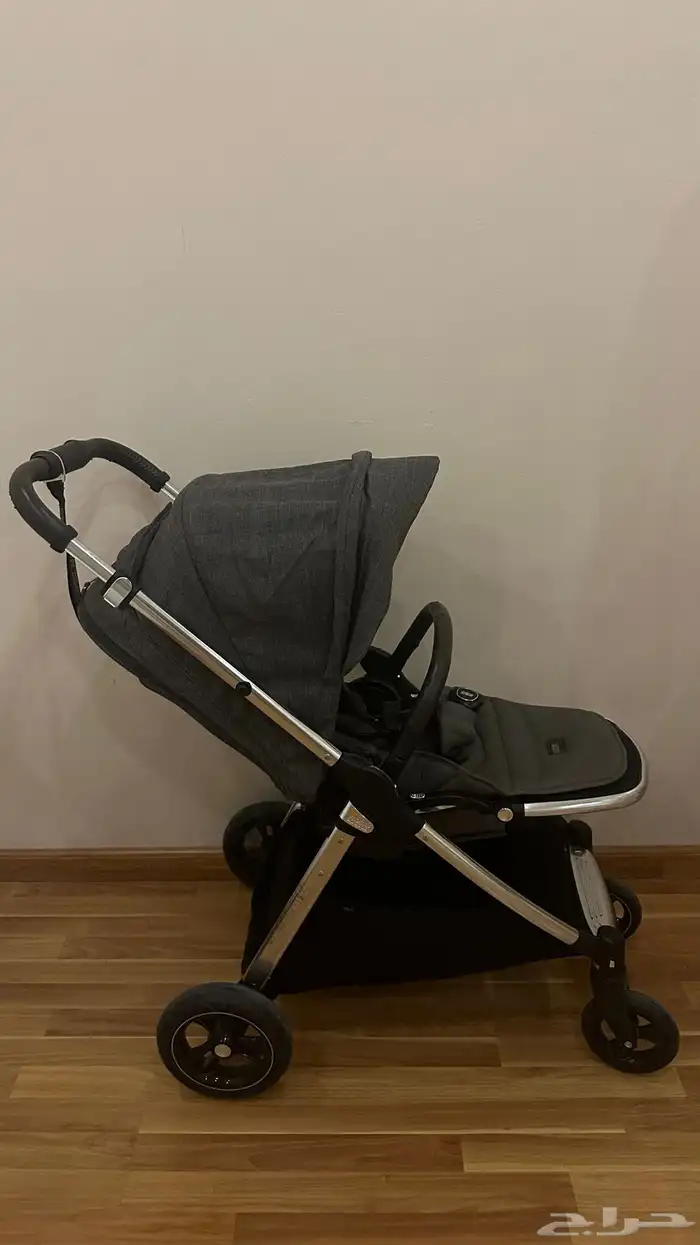 عربه اطفال ماماز اند باباز (رمادي-بني) 0