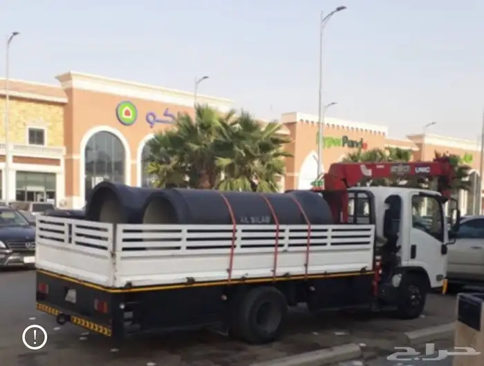 نقل خزان غاز مركزي دينا كرين ونش توصيل 4