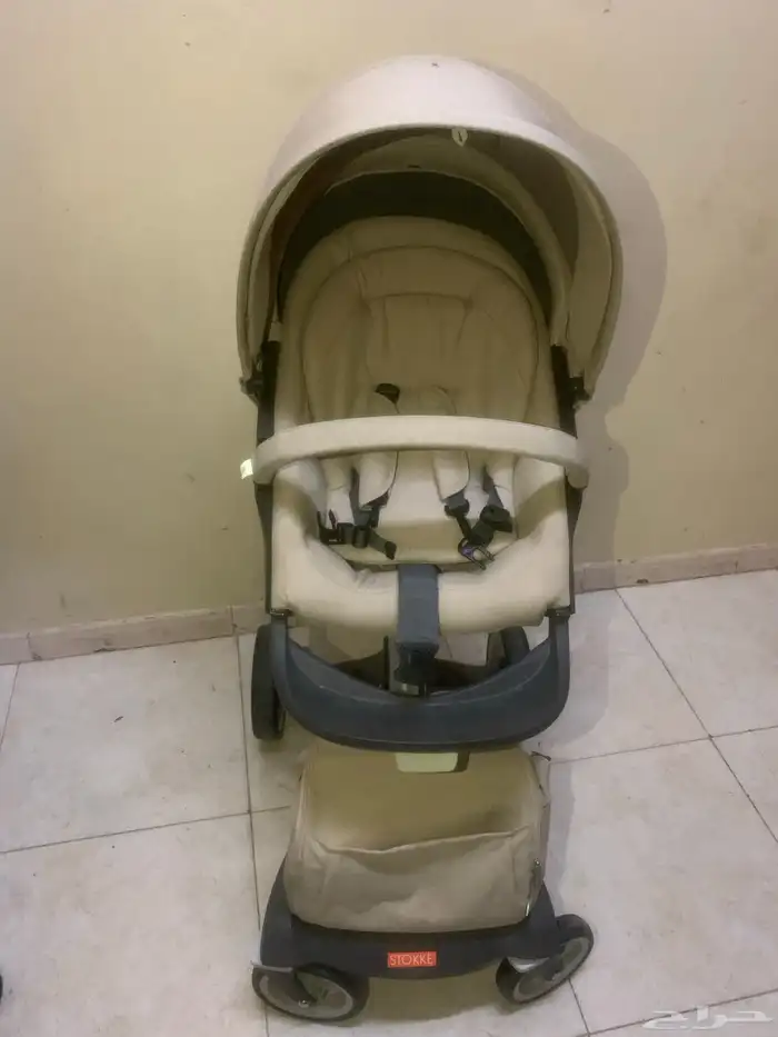 عربةاطفال فاخرة ميما زاري شبه جديدةوستوكي ويويو ودونا 9