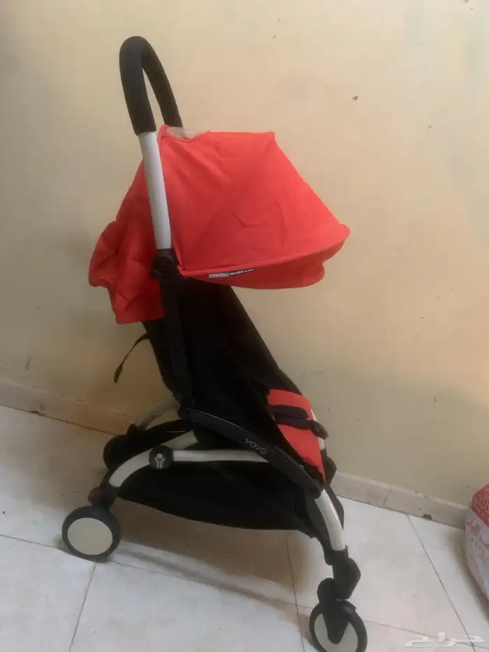 عربةاطفال فاخرة ميما زاري شبه جديدةوستوكي ويويو ودونا 10
