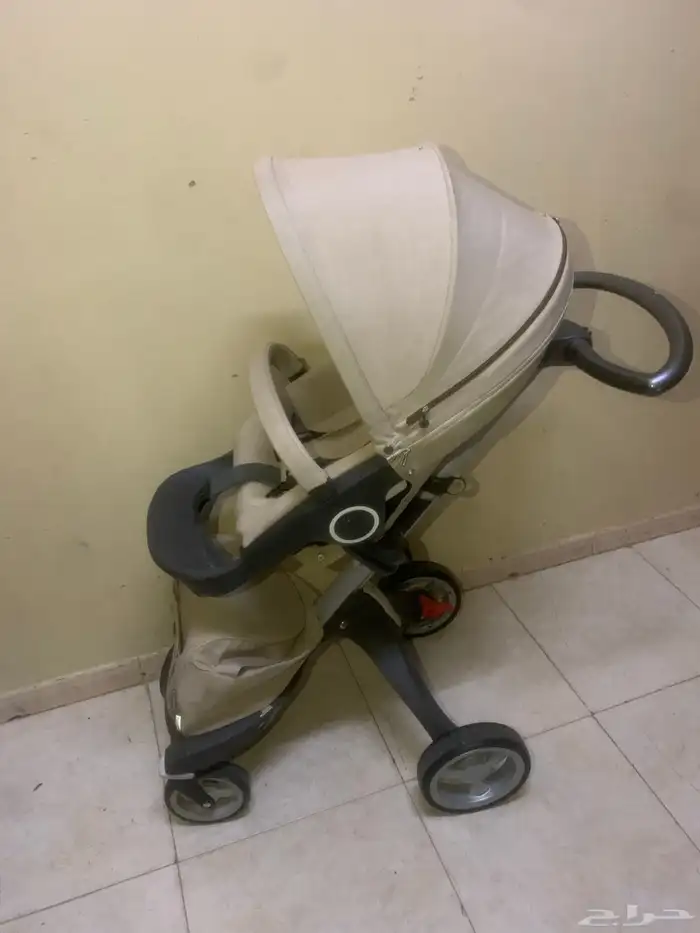 عربةاطفال فاخرة ميما زاري شبه جديدةوستوكي ويويو ودونا 7