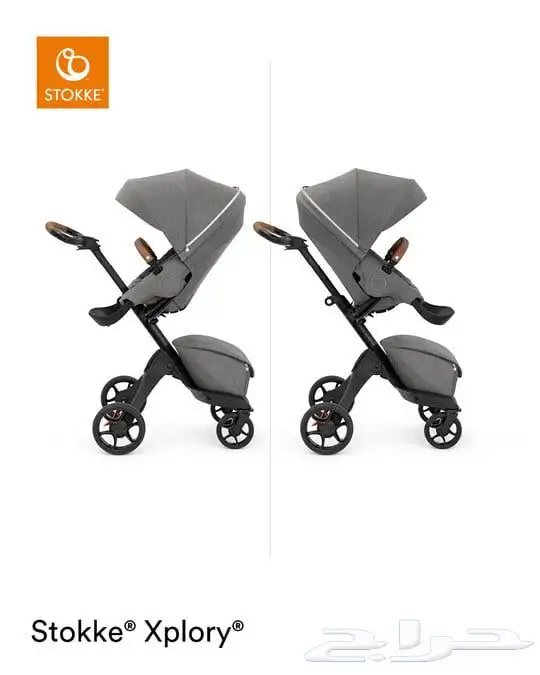 عربةاطفال فاخرة ميما زاري شبه جديدةوستوكي ويويو ودونا 0