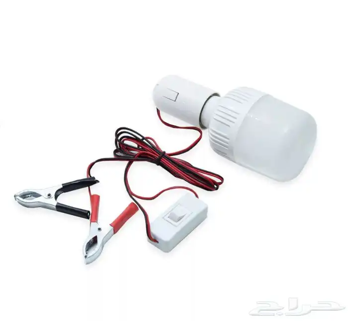 مصباح LED 12V عالي الكفاءة مع مشابك للتوصيل 0