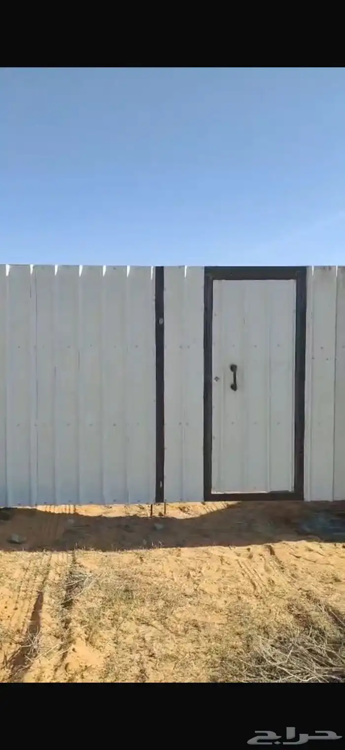 حوش مسور بوابة عداد كهرباء للايجار للايجار ارض مسورة مس 0