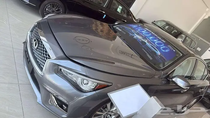 انفنيتي q50 لوكس 2023 رمادي كاش او تقسيط 5