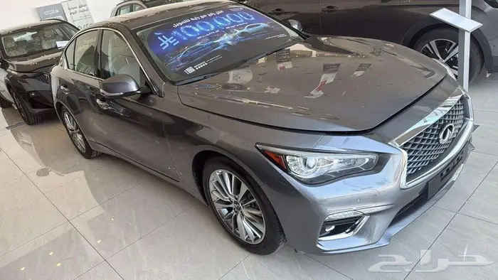 انفنيتي q50 لوكس 2023 رمادي كاش او تقسيط 1