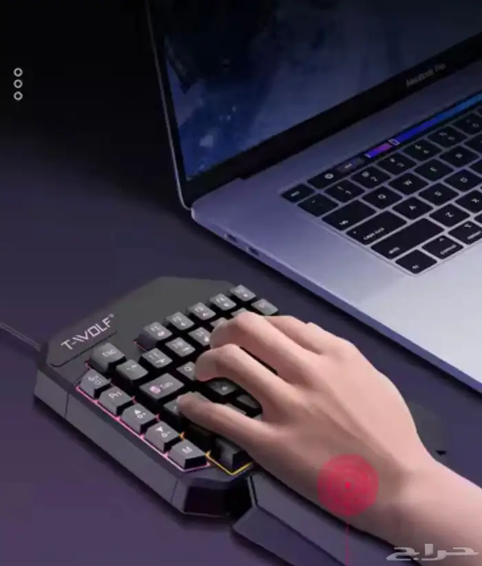 كيبورد وماوس الألعاب الاحترافي T-WOLF TF350 3