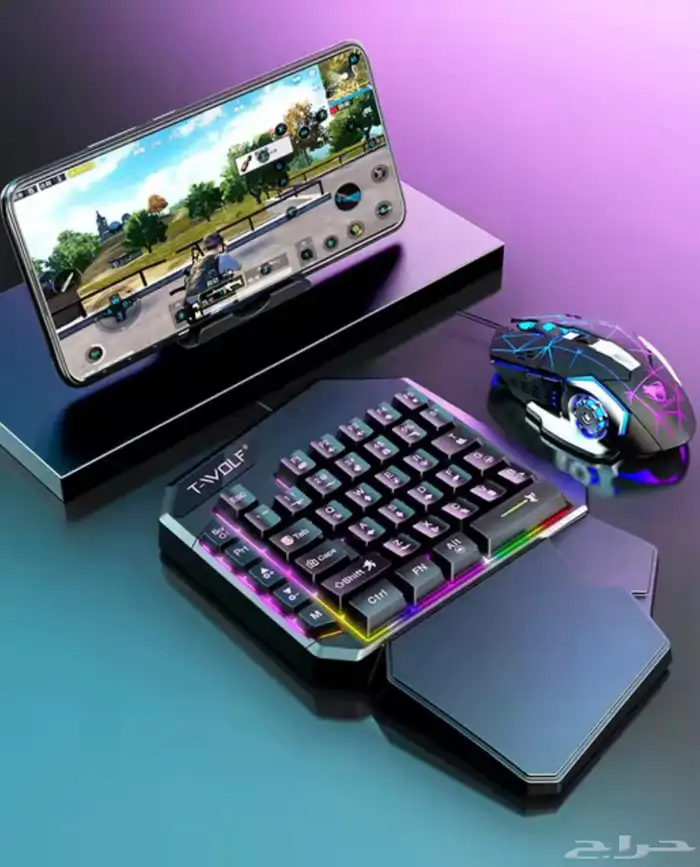كيبورد وماوس الألعاب الاحترافي T-WOLF TF350 7