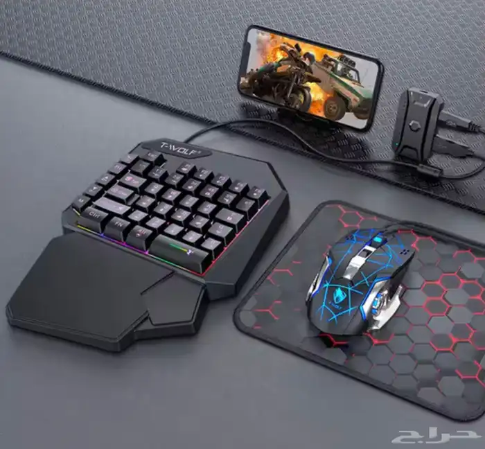كيبورد وماوس الألعاب الاحترافي T-WOLF TF350 6