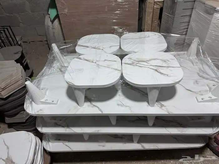 طقم طاوله ارضي و طاوله تلفزيون 5