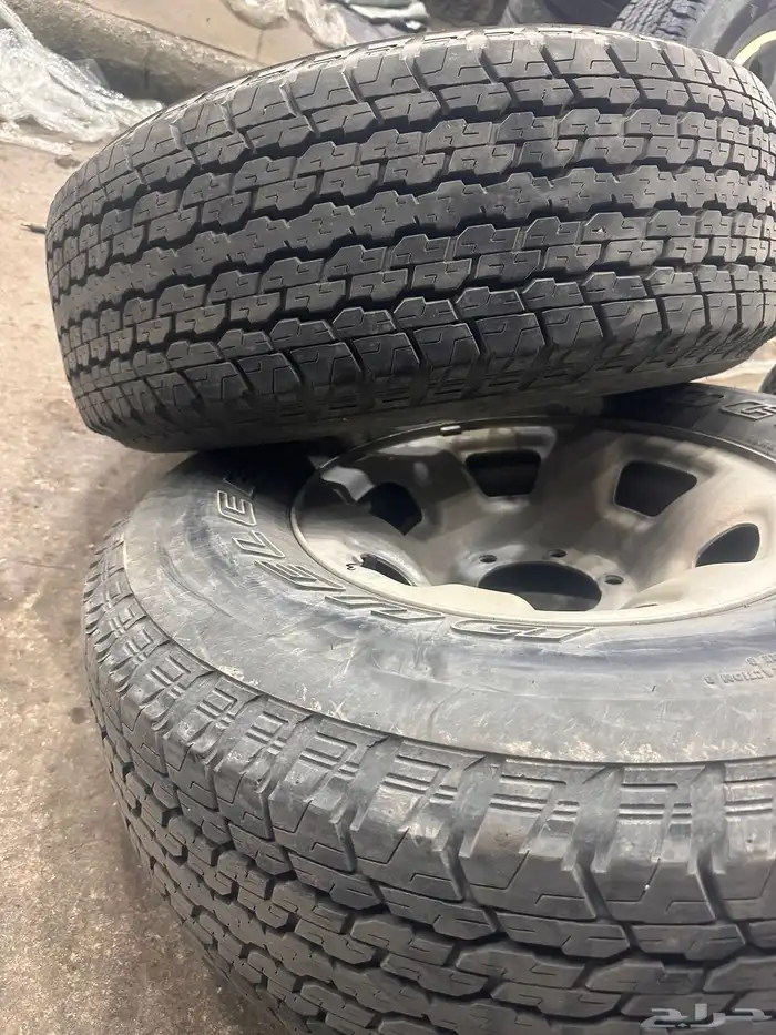 جنوط فتك مع كفرات برجستون 275 70 16 7
