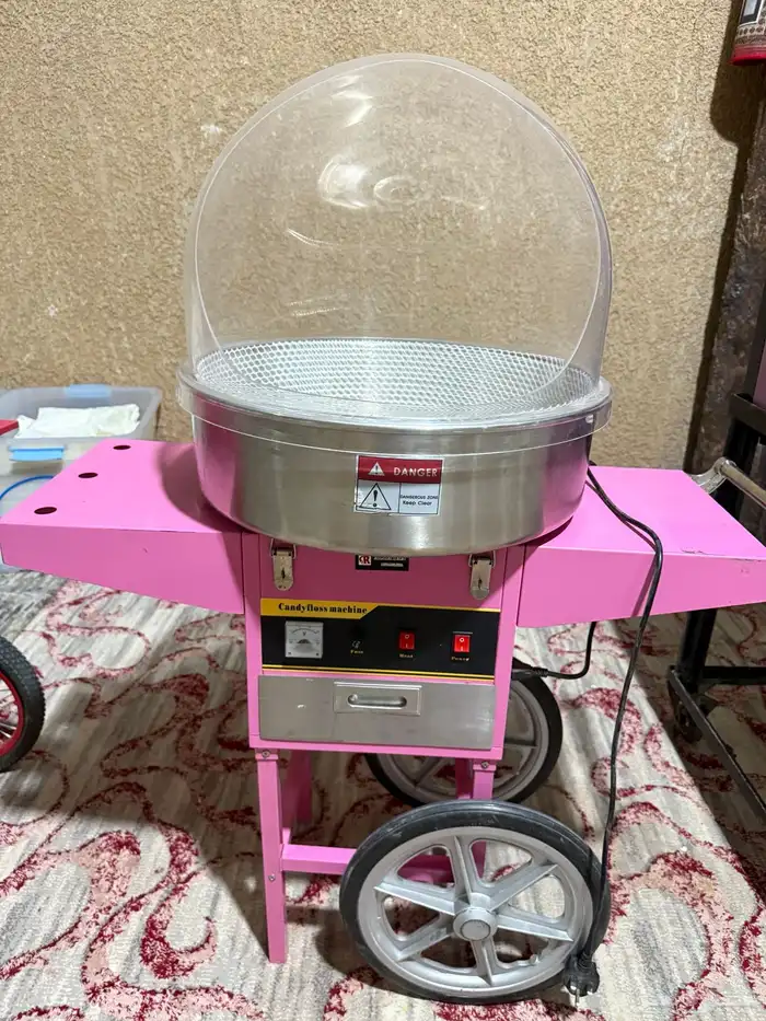 للبيع مكائن آيسكريم و غزل البنات و بوب كورن 2