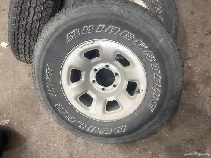 جنوط فتك مع كفرات برجستون 275 70 16 4