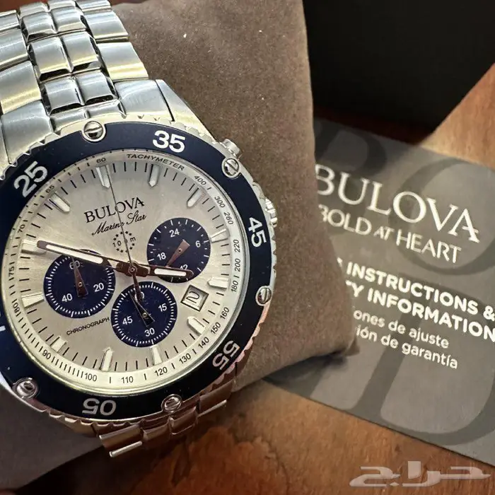 ساعة بلوفا جديدة BULOVA لؤلؤي موديل 98B423 4