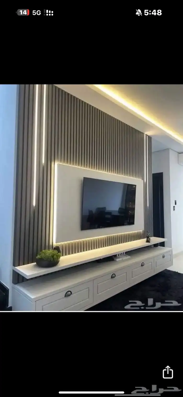 تصميم واجهات شاشات بديل خشب شيبورد فوم 7