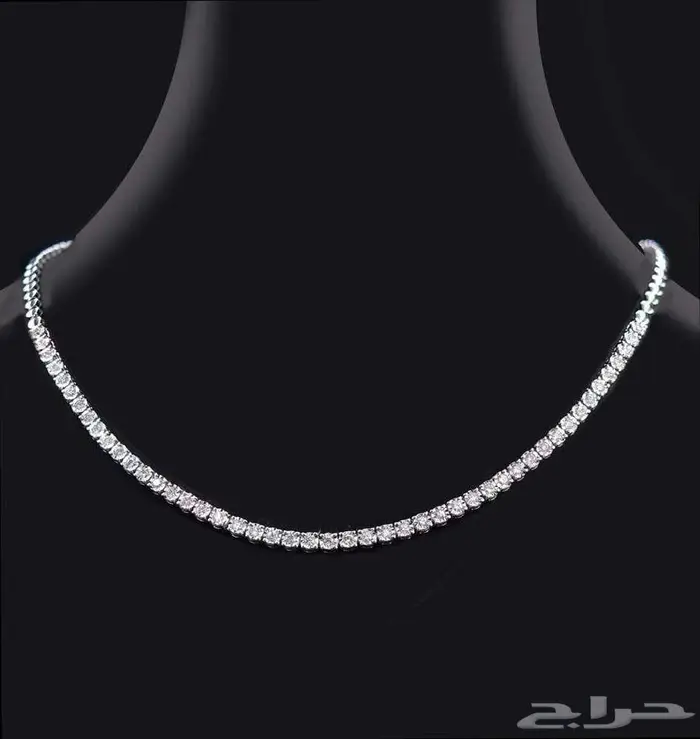 عقد تنس فضة عيار 925 0
