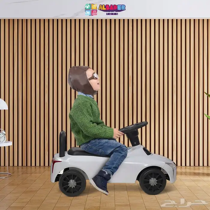 سيارة دف للأطفال بمؤثرات موسيقية وأضواء وبتصميم لكزس المميز 17