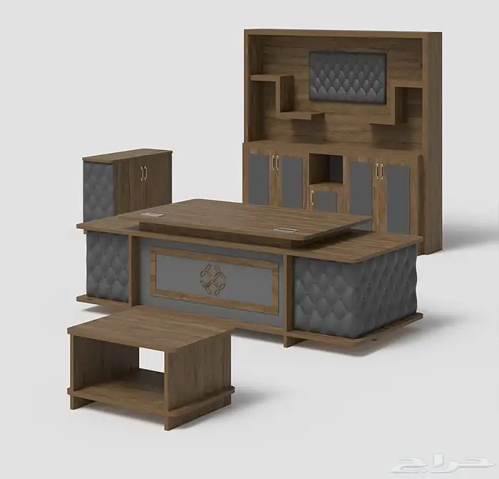 office furniture جديد اثاث مكاتب طقم فخم مكتب مدير و كراسي 31