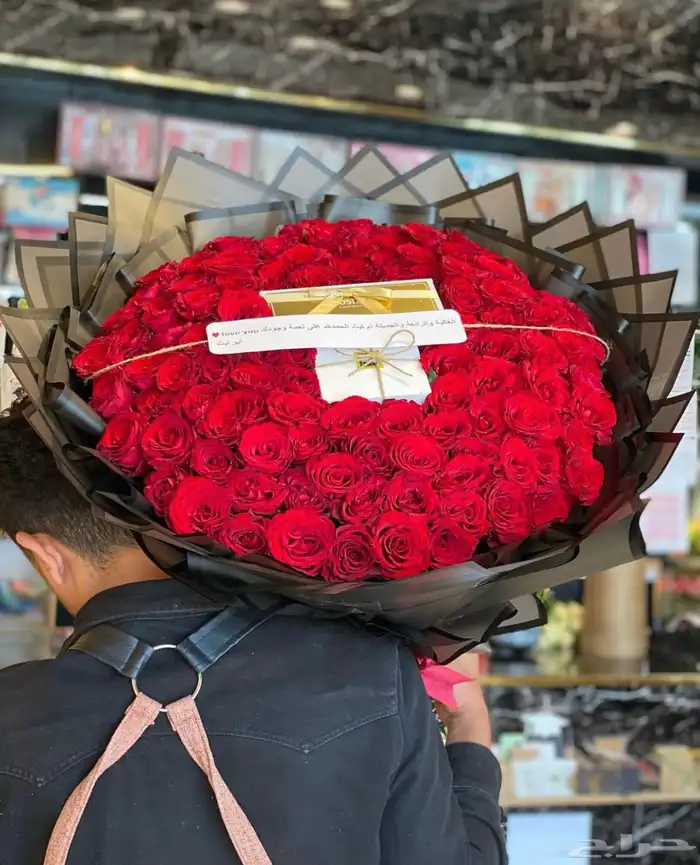 باقه وردفخمه بوكيه ميه ورده باقه خطوبه باقه زواج باقات كبيره 3