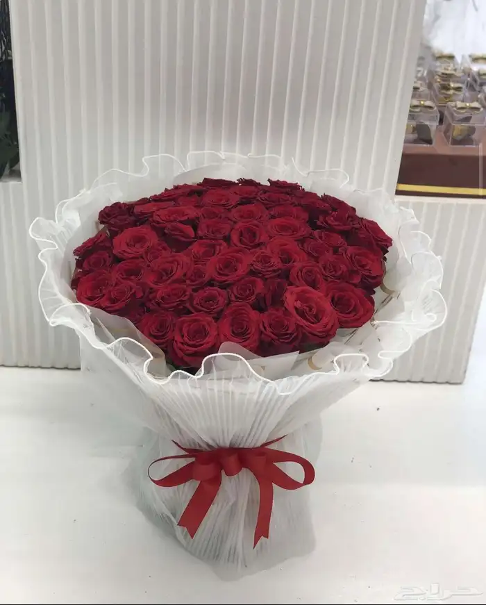 باقه وردفخمه بوكيه ميه ورده باقه خطوبه باقه زواج باقات كبيره 6