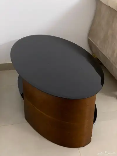 طاولة مجلس فخمة سوداء 2