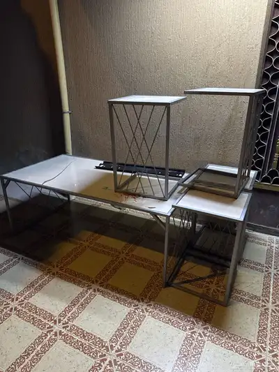 طاولات خدمه مع طاوله وسطيه كبيره 2
