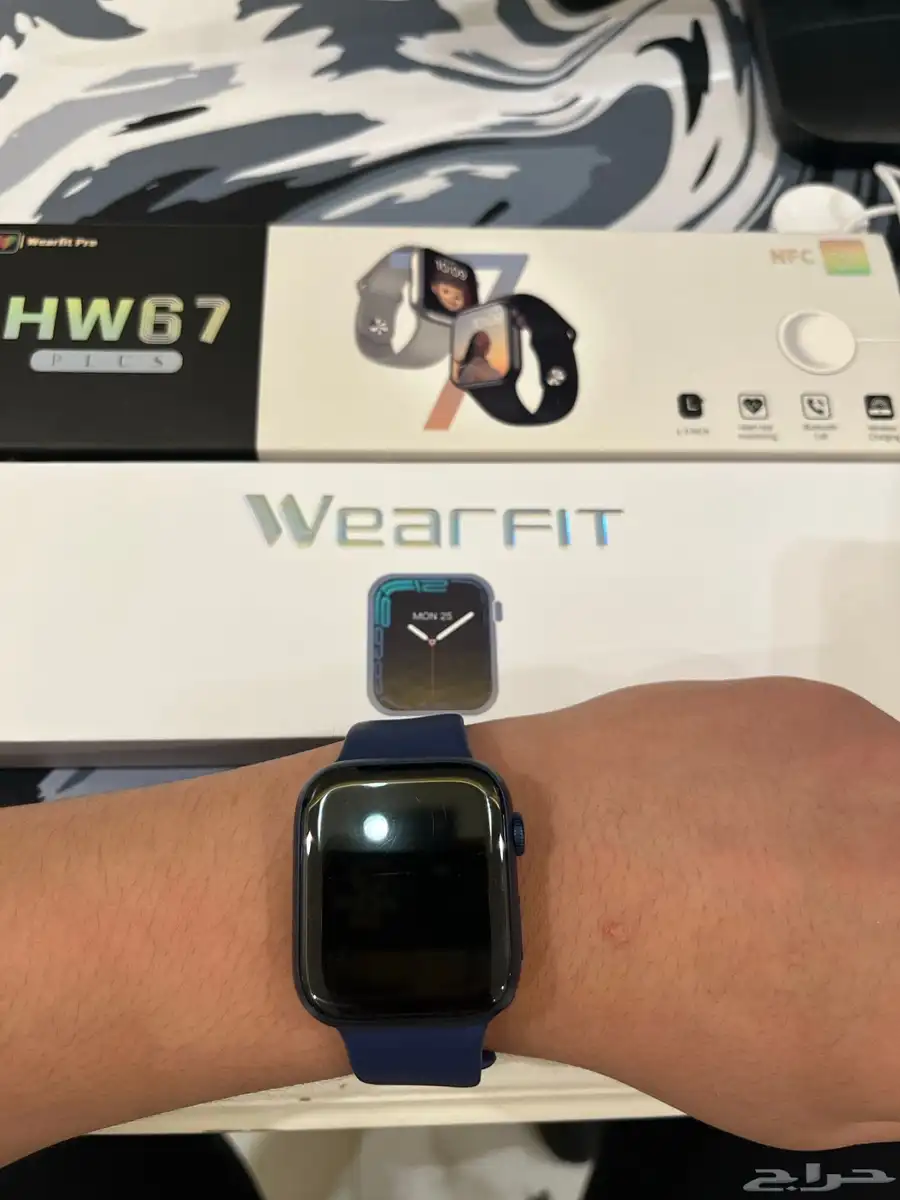ساعة ذكية للبيع شبيهة لا ابل نضيف مستخدم HW67ابلس 3