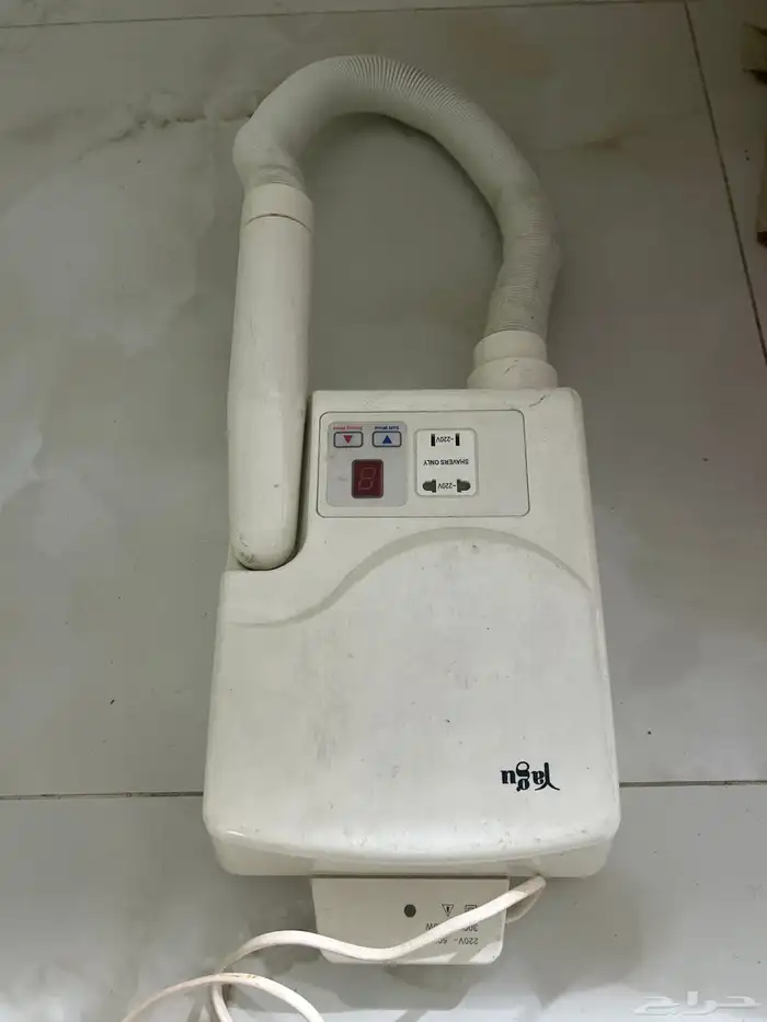 مجفف شعر كهربائي للحمام  ابيض 0