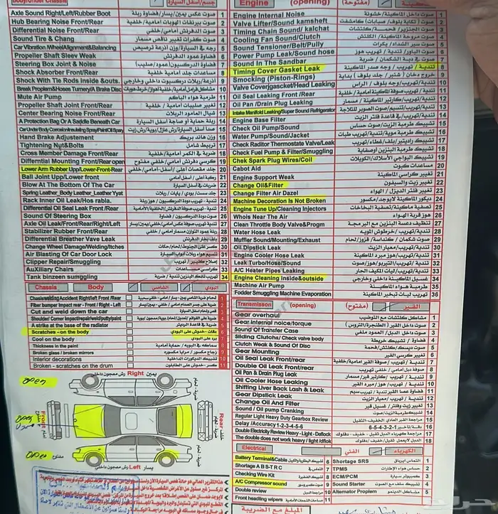 فحص جميع السيارات بالشرقية 0