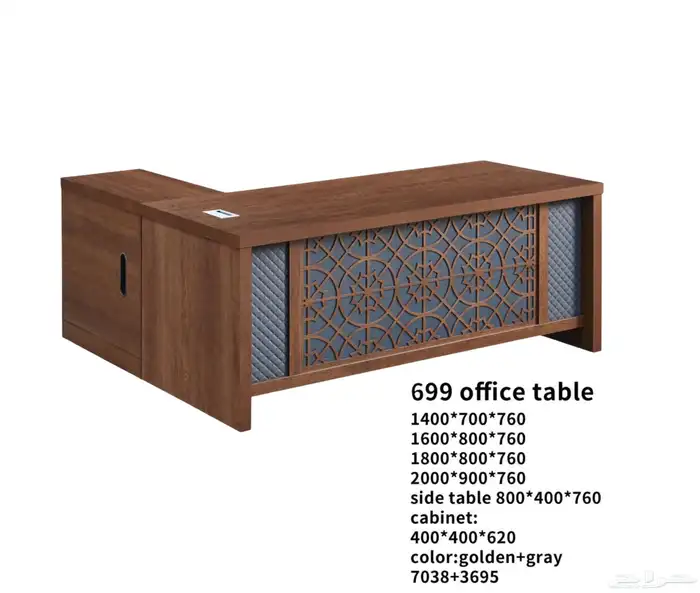office furniture جديد اثاث مكاتب طقم فخم مكتب مدير و كراسي 16