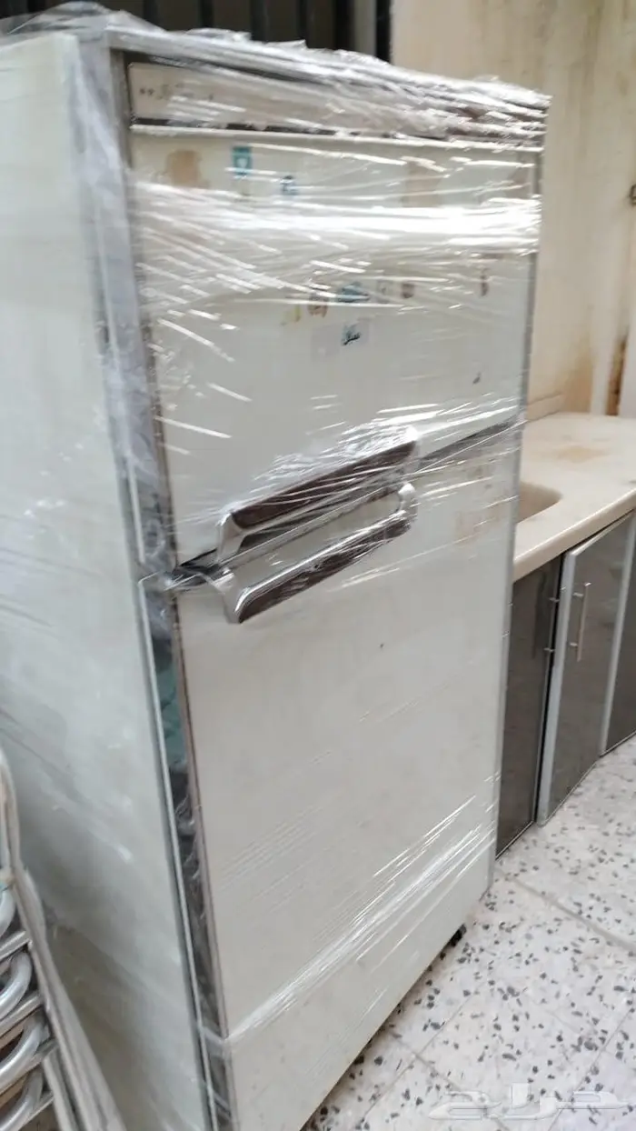 ثلاجة 110 كهرباء-بوتاجاز - مطبخ - ستاندات حديد - 4