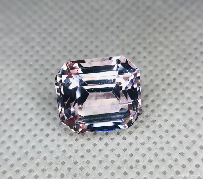 حجر كنزانيت Kunzite طبيعي افغاني مع شهادة مختبر 0