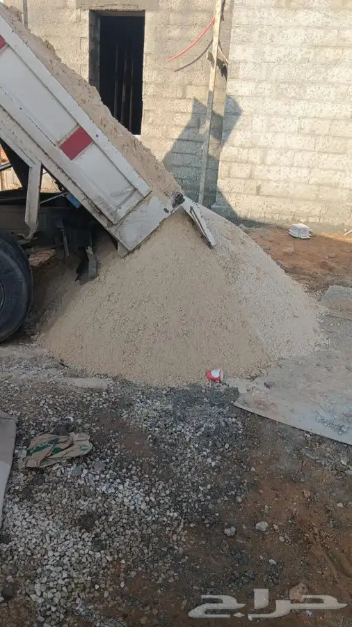 رمل ابيض احمر لياسه بطحاء خرسانه بطحاء مخلوط رمل مخلوط 8