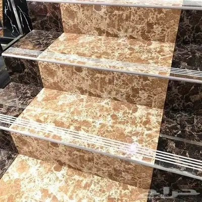 تركيب رخام وبلاط درج سيكلوا بالاضافة الى تركيب مغاسل وارفف 6