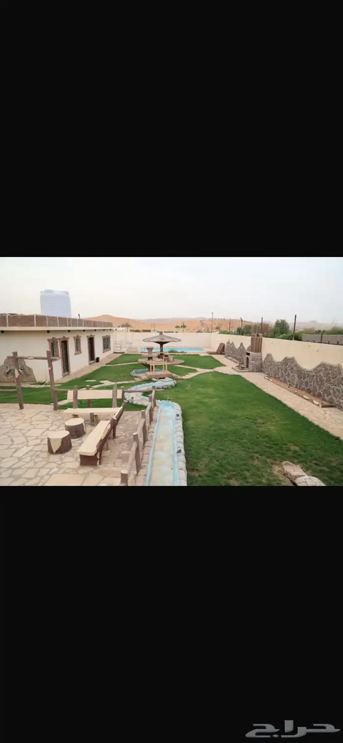 للبيع استراحة فاخره في ديراب مساحة 2000م 1